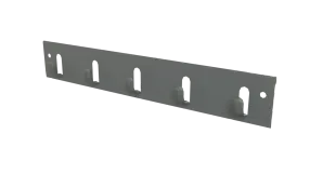 панель с крючками титан-gs (цвет серебристый)