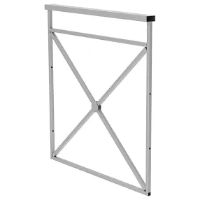 ограждение пешеходное по-1 секция тип 2 укороченная, стойка 80х80 съемная, цинк