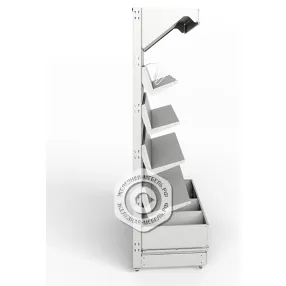 стеллаж торговый книжный 25 серия