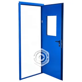 дверь eis 60 дымогазонепроницаемая однопольная со стеклом