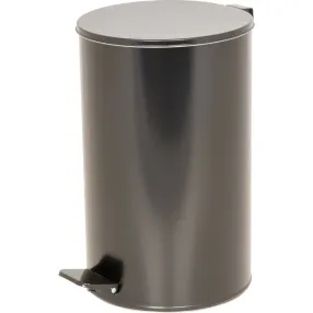 урна с педалью черная 20 литров, арт. умп-20 черный