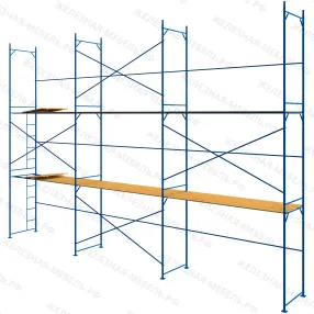 леса рамные строительные лрс-40 6х9 м (2 яруса с настилом)