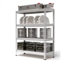 стеллаж титан мс-т 2000х1550х785 (4 яруса, настил фанера)