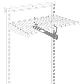 комплект перекладины поперечной для вешалок титан-gs (300) (цвет чёрный)