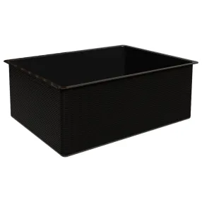 пластиковая корзина титан-gs 540х412х190 (цвет чёрный)