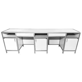 стол лабораторный med 10.012al (белый)