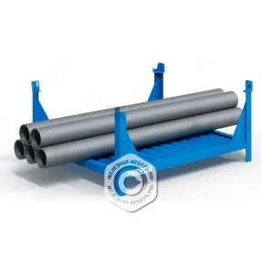 паллет штабелируемый с 4-мя угловыми стойками (569х1200х1000)