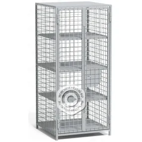 шкаф металлический сетчатый 1450х650х650 (3 съемные полки)