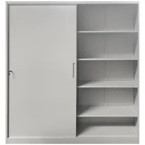 шкаф-купе металлический архивный односекционный с 4мя полками grette 2000x1200x450, артикул jf-sd01