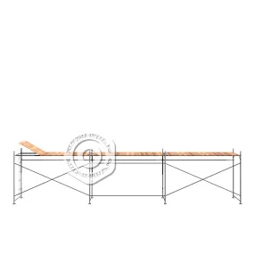 леса рамные строительные лрсп-д 30, 2х9 м (1 ярус под настил)