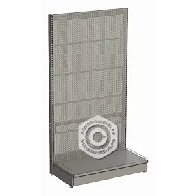 стеллаж торговый перфорированный торцевой 25 серия